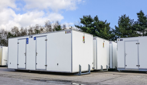 Toiletcontainer 2 Ingangen Aansluitingen Gsv Verhuur